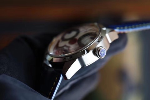 Konstantin Chaykin Joker Clown Automatic Watch Blue Strap view 5