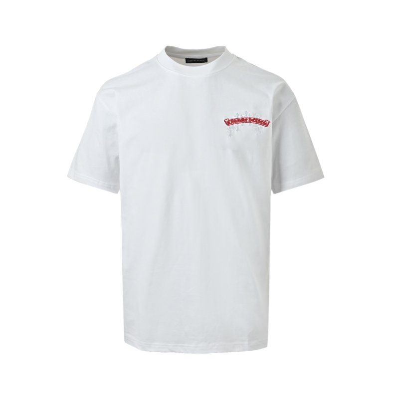 White Graphic Print Short Sleeve T-Shirt view