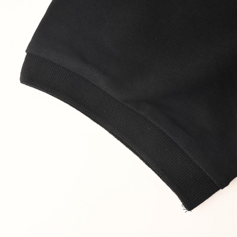 Gucci GG Embroidered Polo Shirt Black view