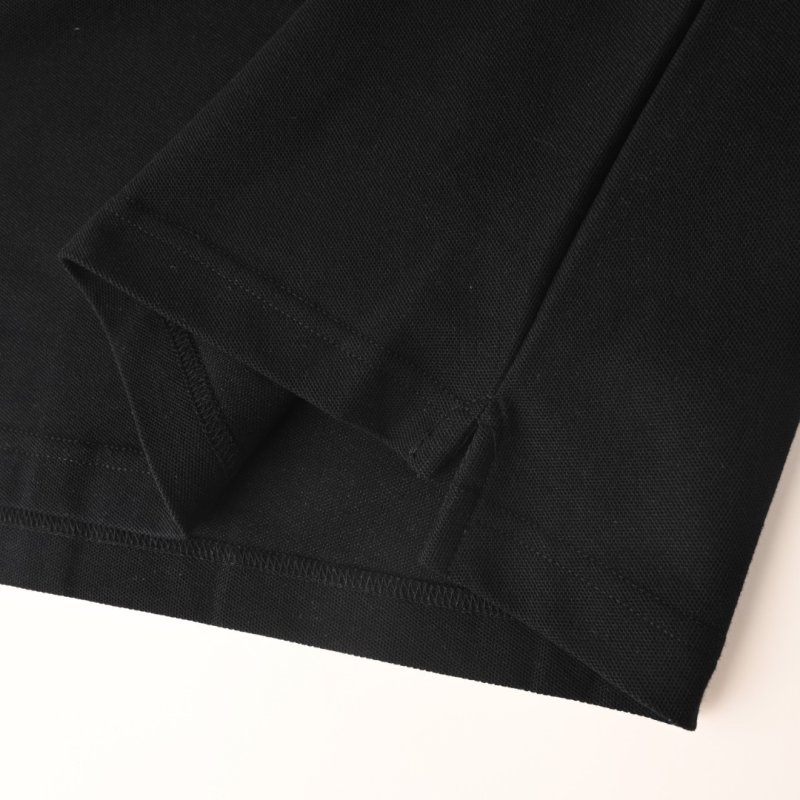 Gucci GG Embroidered Polo Shirt Black view