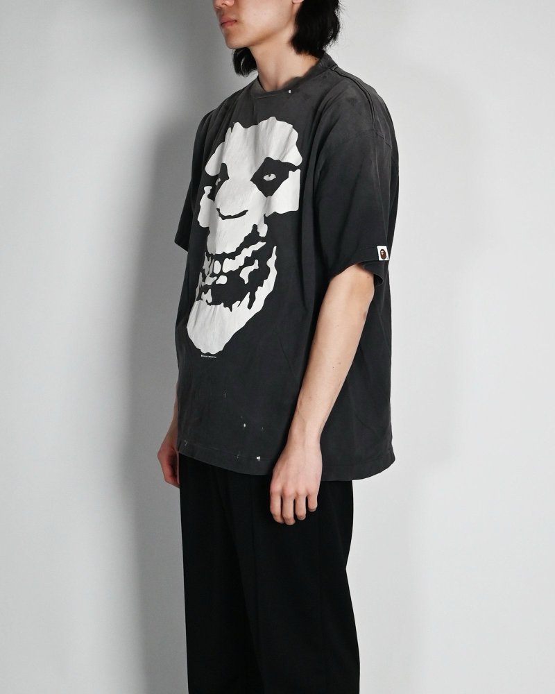 Misfits Skull Graphic Black T-Shirt view
