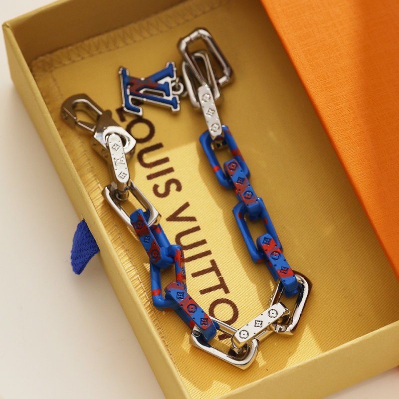 Louis Vuitton Bamboo Blue Red Bracelet view