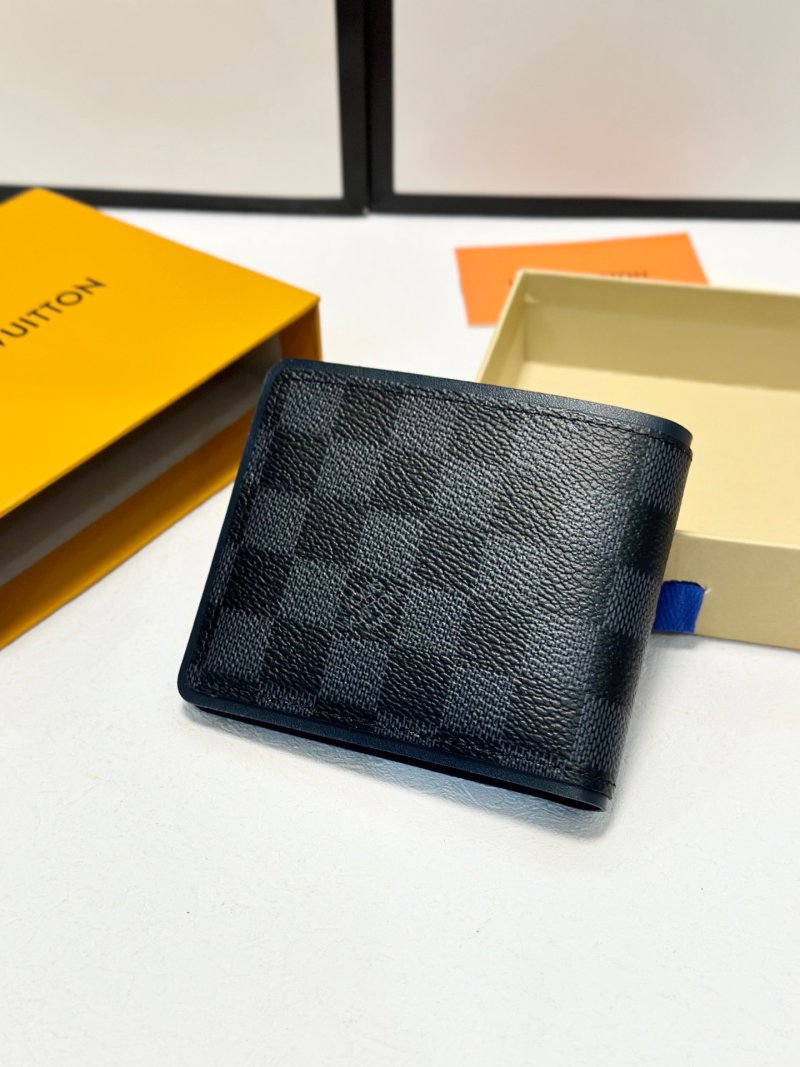 Louis Vuitton Damier Graphite Classic Bifold Wallet Black view