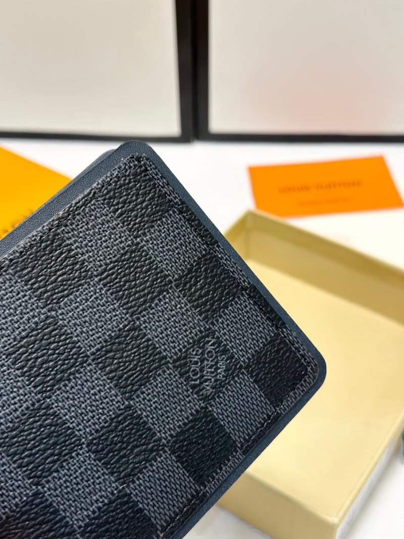 Louis Vuitton Damier Graphite Classic Bifold Wallet Black view