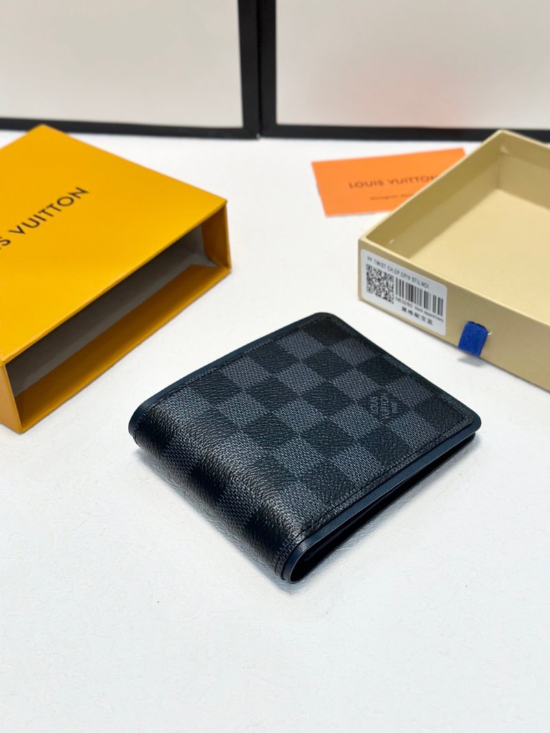 Louis Vuitton Damier Graphite Classic Bifold Wallet Black view