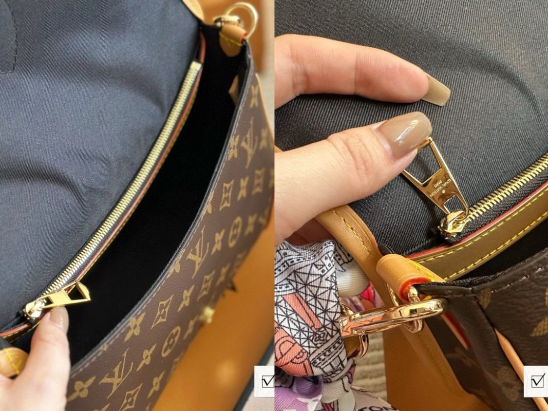 Louis Vuitton Diane Monogram Canvas Shoulder Bag - Dark Tan view