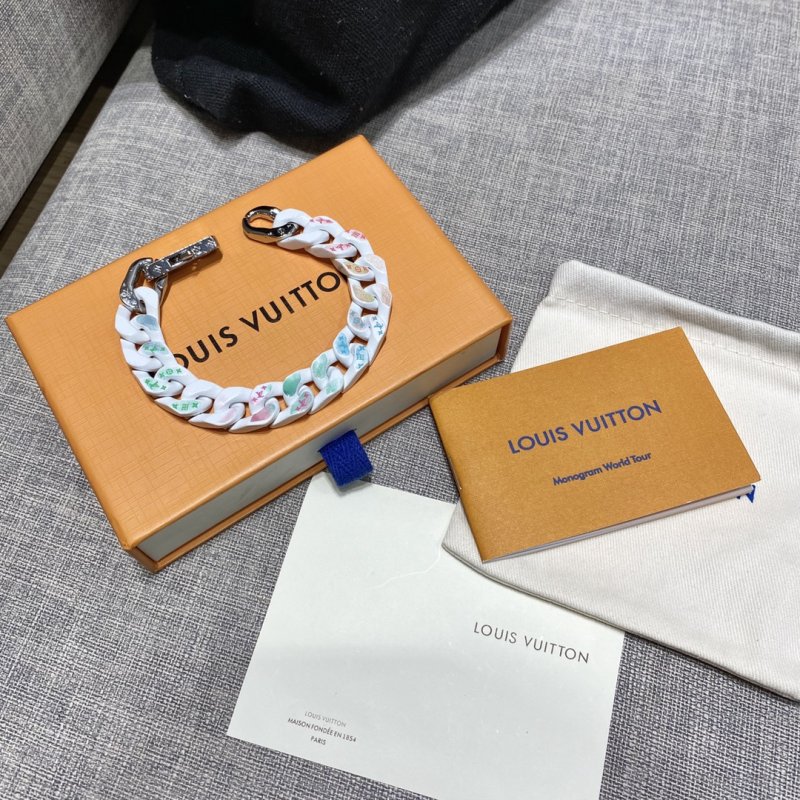 Louis Vuitton Chain Links Patches Colorblock Bracelet