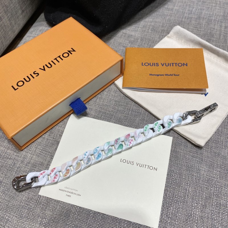 Louis Vuitton Chain Links Patches Colorblock Bracelet view