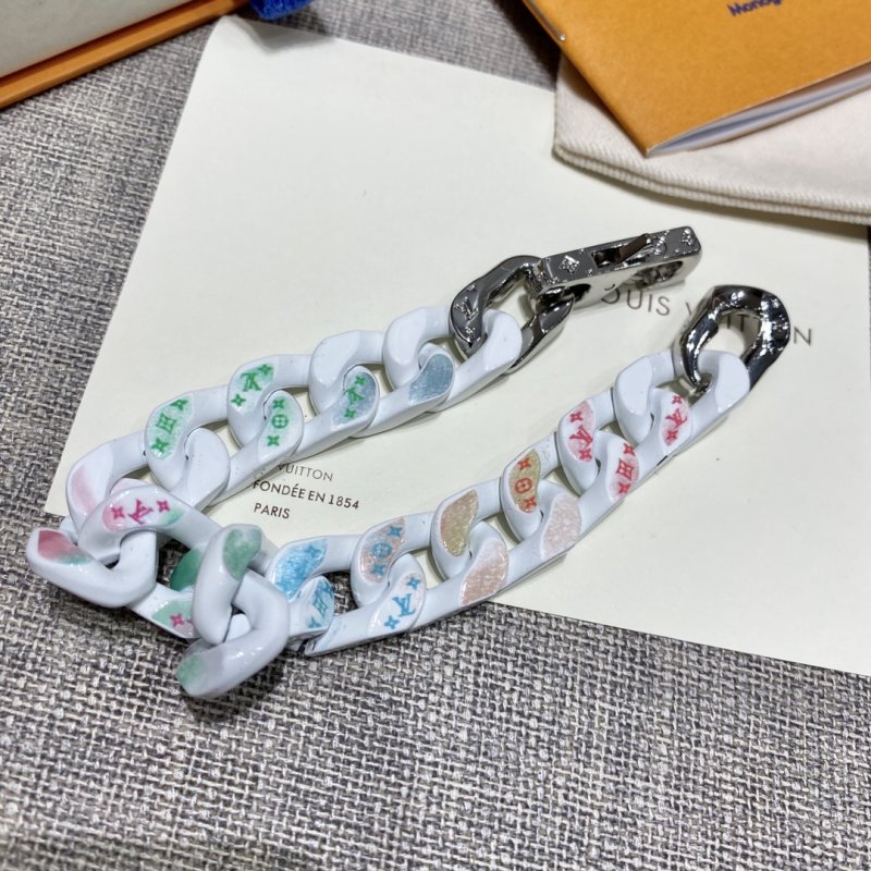 Louis Vuitton Chain Links Patches Colorblock Bracelet view
