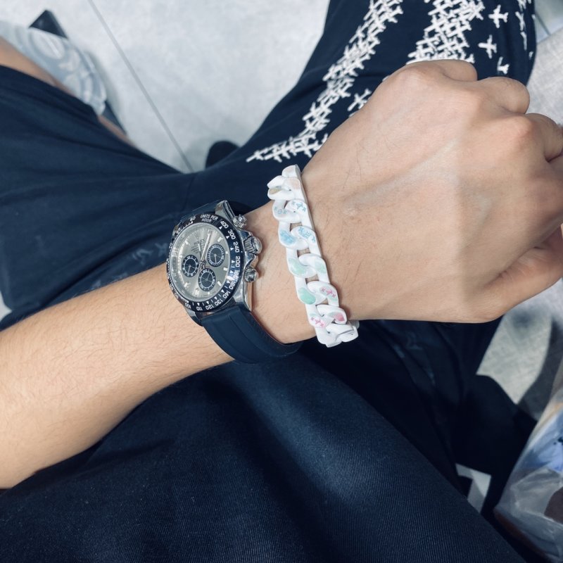 Louis Vuitton Chain Links Patches Colorblock Bracelet view
