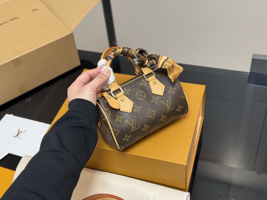 Louis Vuitton Speedy Nano Monogram Canvas Handbag view