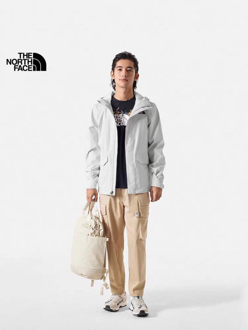 The North Face White Windbreaker Jacket view
