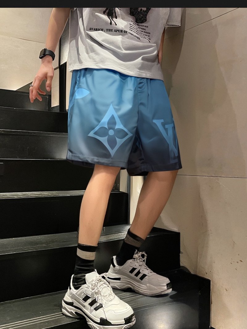 Louis Vuitton Monogram Gradient Blue Swim Shorts view