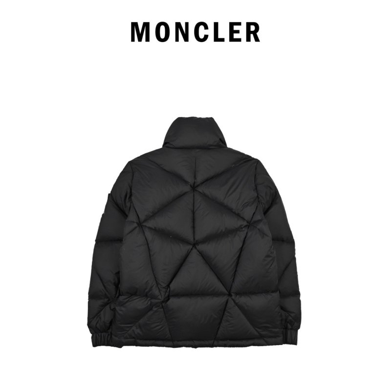 Black Puffer Down Jacket - Oversized Fit view