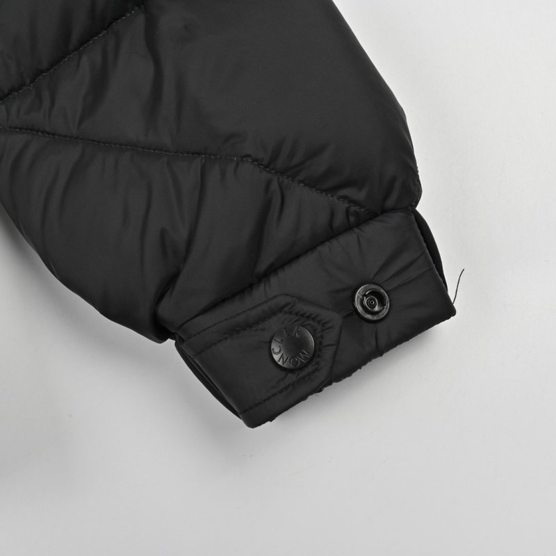 Black Puffer Down Jacket - Oversized Fit view