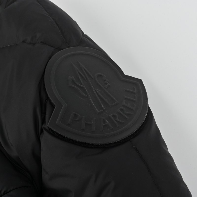 Black Puffer Down Jacket - Oversized Fit view
