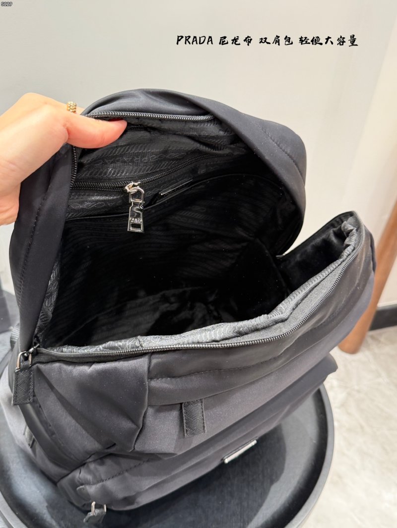 Prada Black Re-Nylon Backpack view