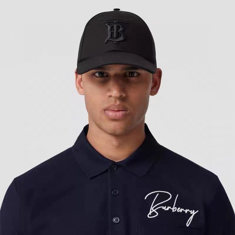 Burberry Signature Script Navy Polo Shirt view