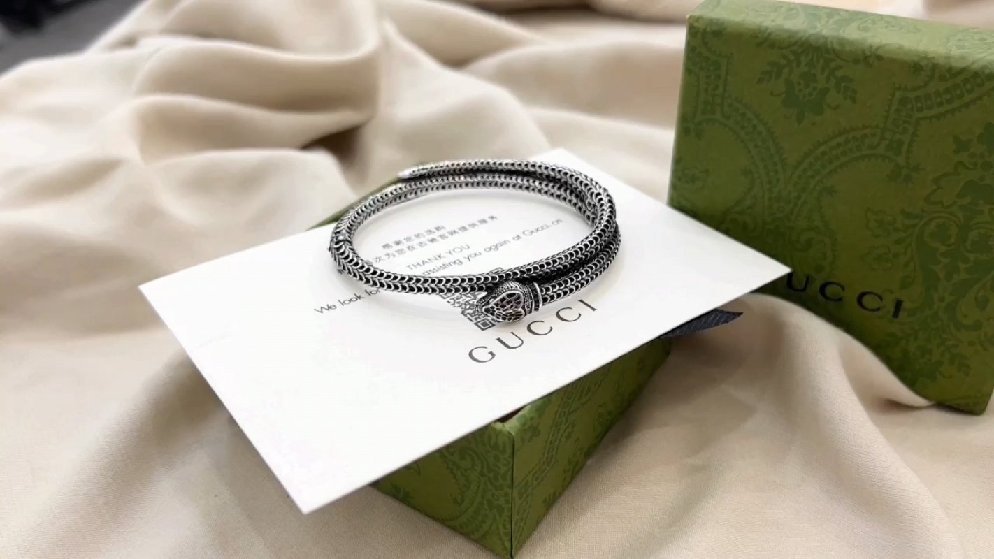 Gucci Garden Serpent Couple Bracelet Silver