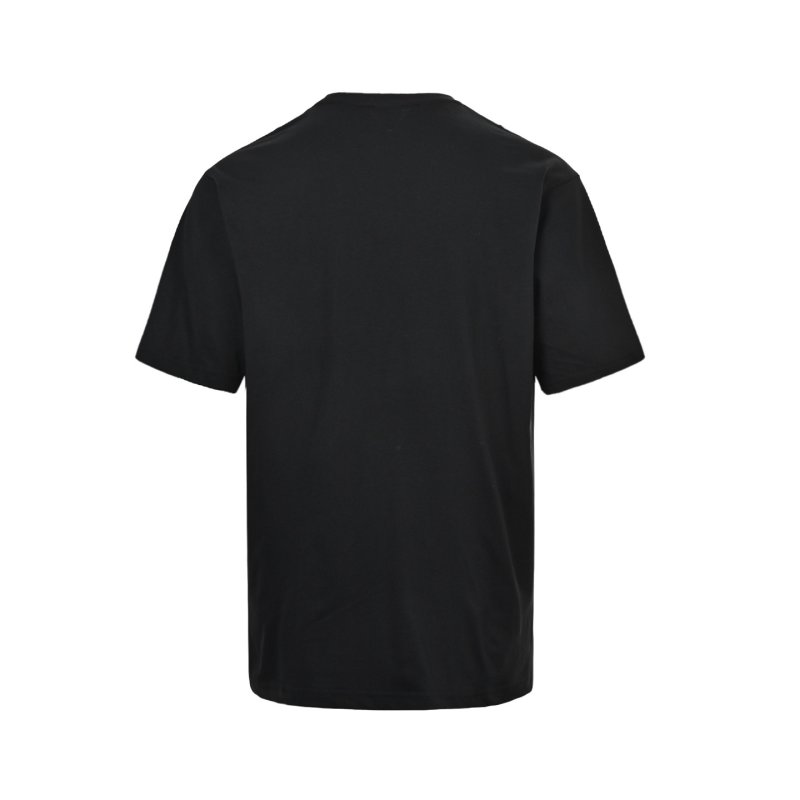Graphic Poodle Print Black T-Shirt view