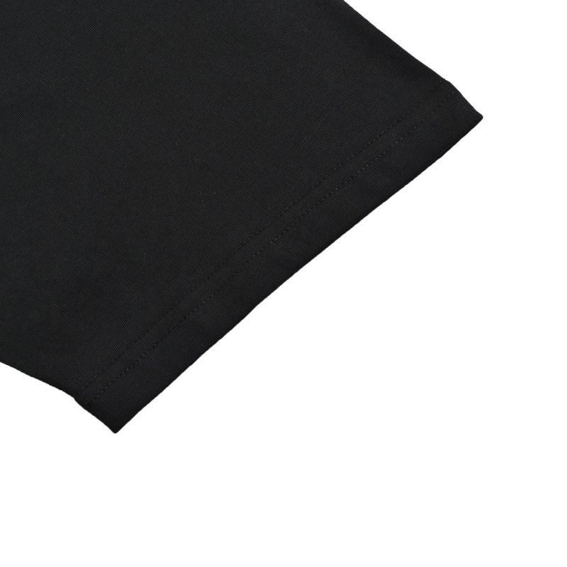Graphic Poodle Print Black T-Shirt view