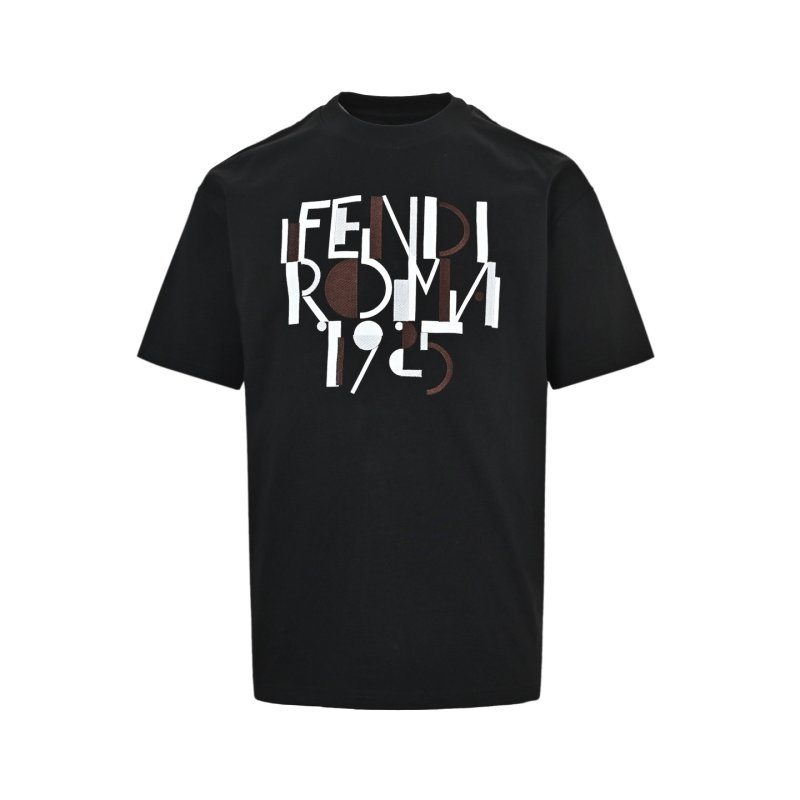 Fendi Roma 1925 Black T-Shirt view