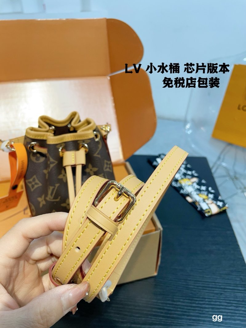 Louis Vuitton Monogram Mini Bucket Bag with Strap view