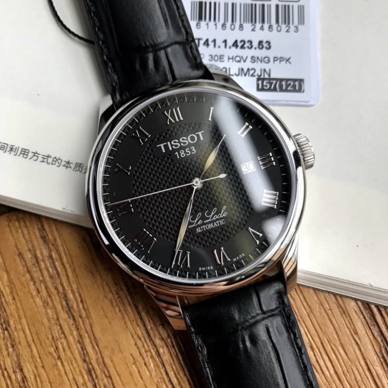 Tissot Le Locle T41 Automatic Silver Dial Watch view