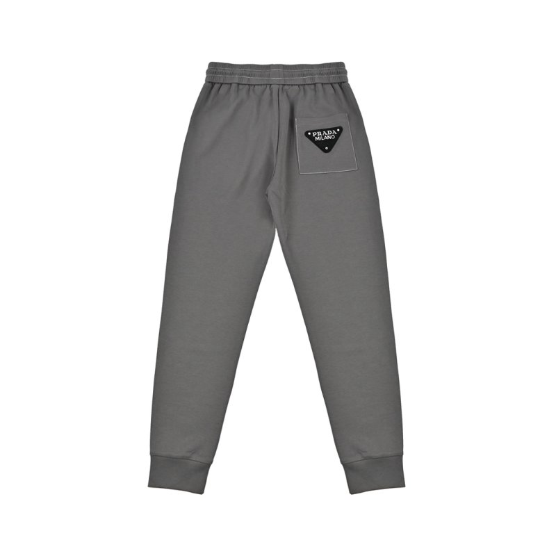Prada Charcoal Drawstring Track Pants view