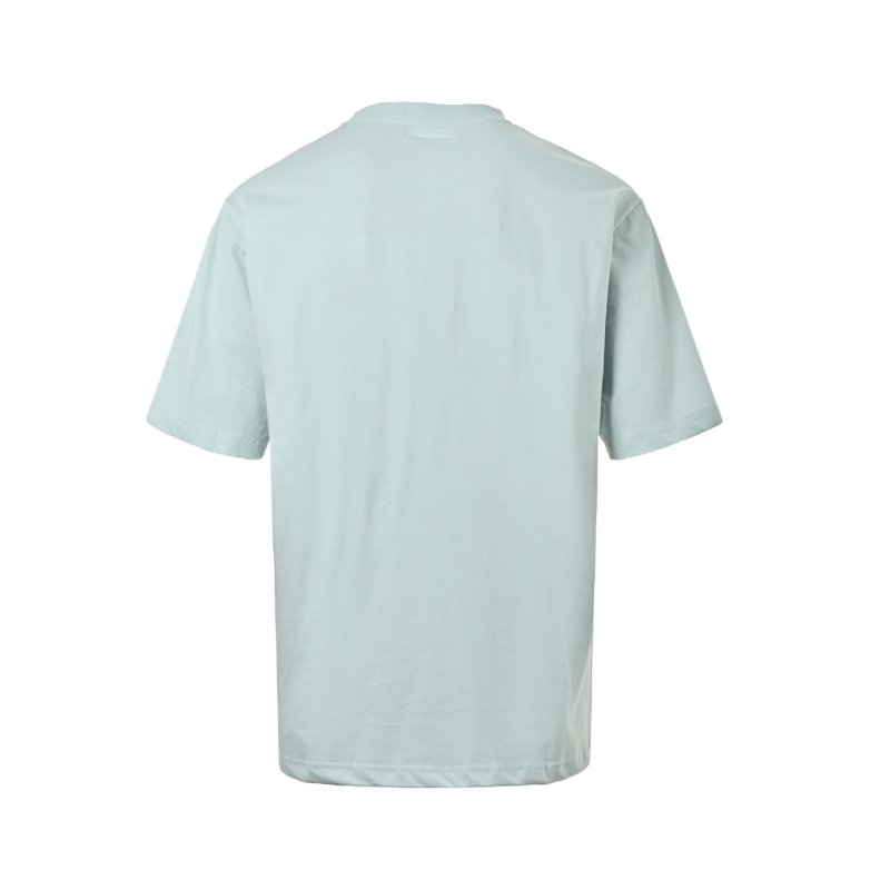 White Short Sleeve T-Shirt with Numeric Calendar Graphic Print view