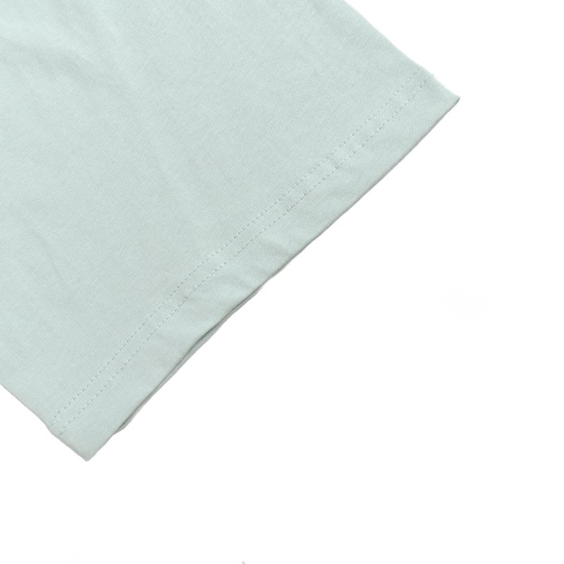 White Short Sleeve T-Shirt with Numeric Calendar Graphic Print view