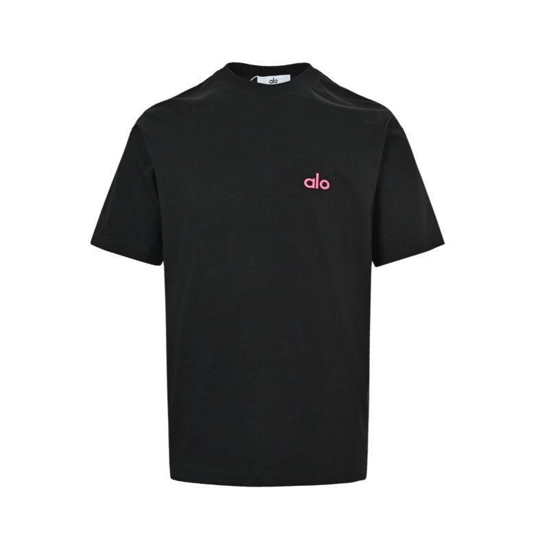 Alo Black Short Sleeve T-Shirt view