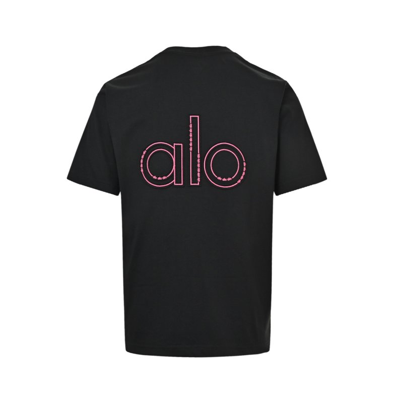 Alo Black Short Sleeve T-Shirt view