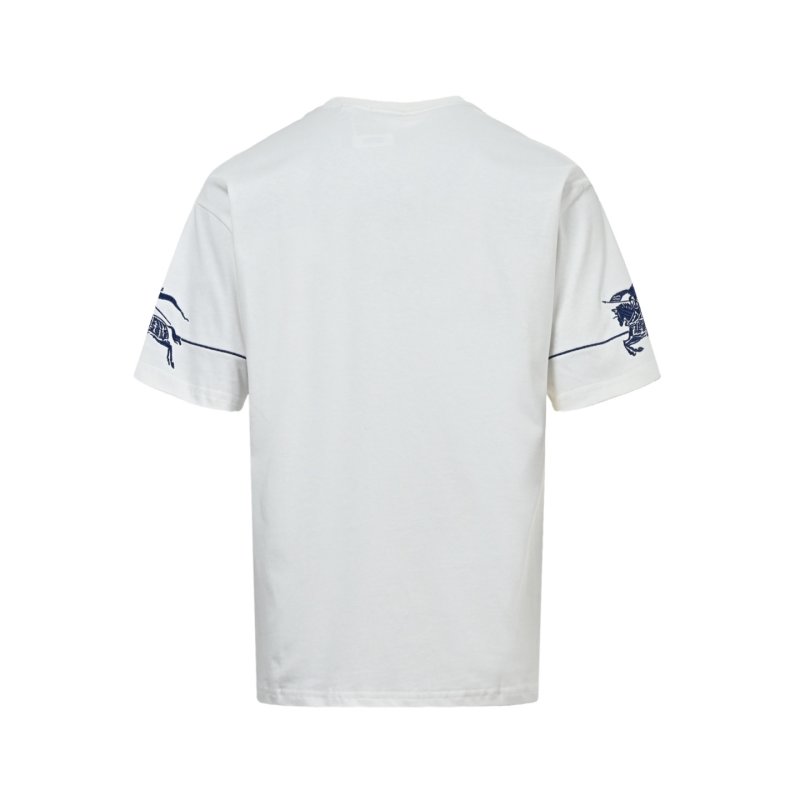 White Graphic Print Short Sleeve T-Shirt view