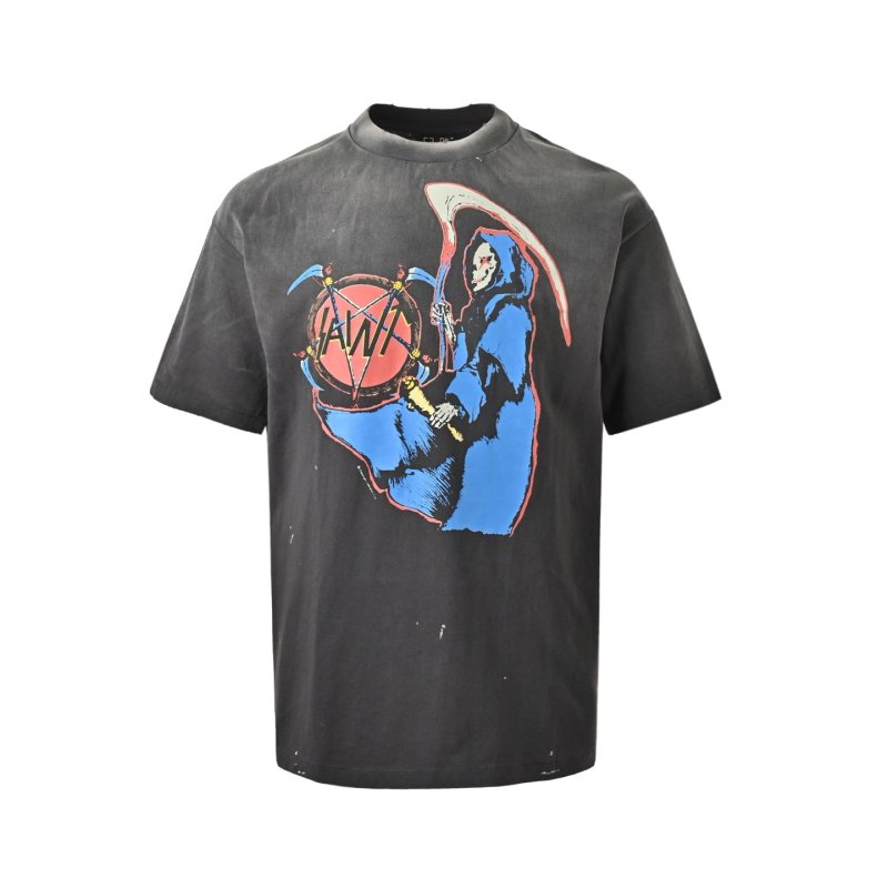 Birth and Death Graphic Black T-Shirt view