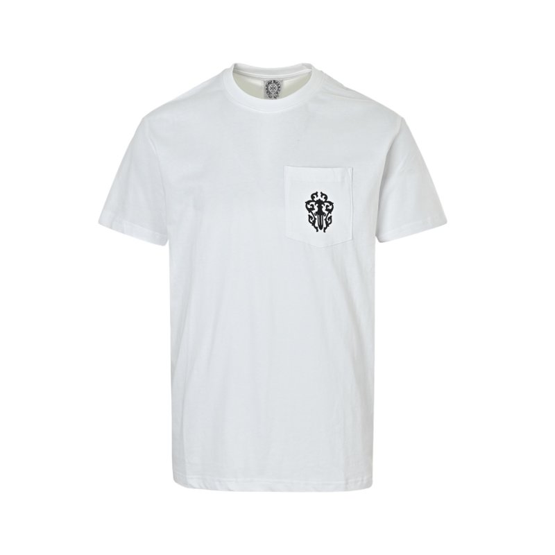 Essentials White Pocket Crest T-Shirt view
