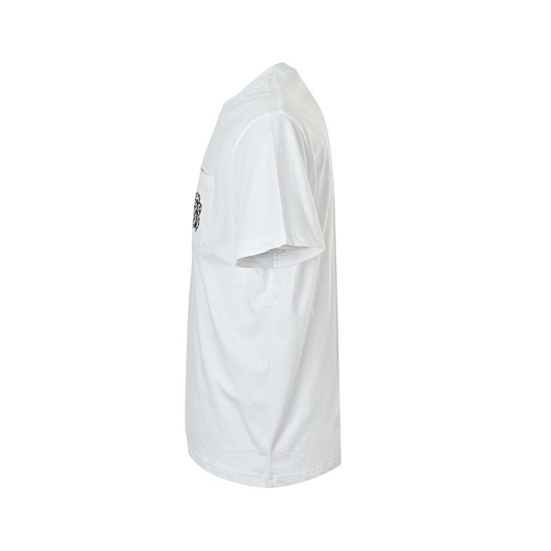 Essentials White Pocket Crest T-Shirt view