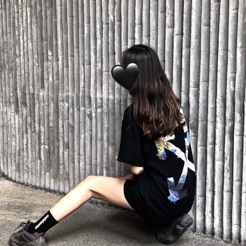 Black Graphic Print Short Sleeve T-Shirt