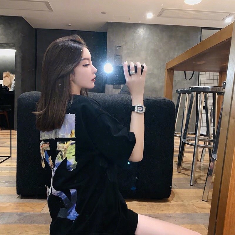 Black Graphic Print Short Sleeve T-Shirt view