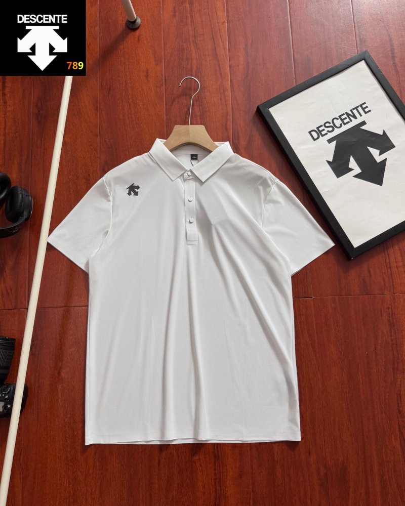 Kolon Sport Half-Zip Short Sleeve Polo - Dark Grey view