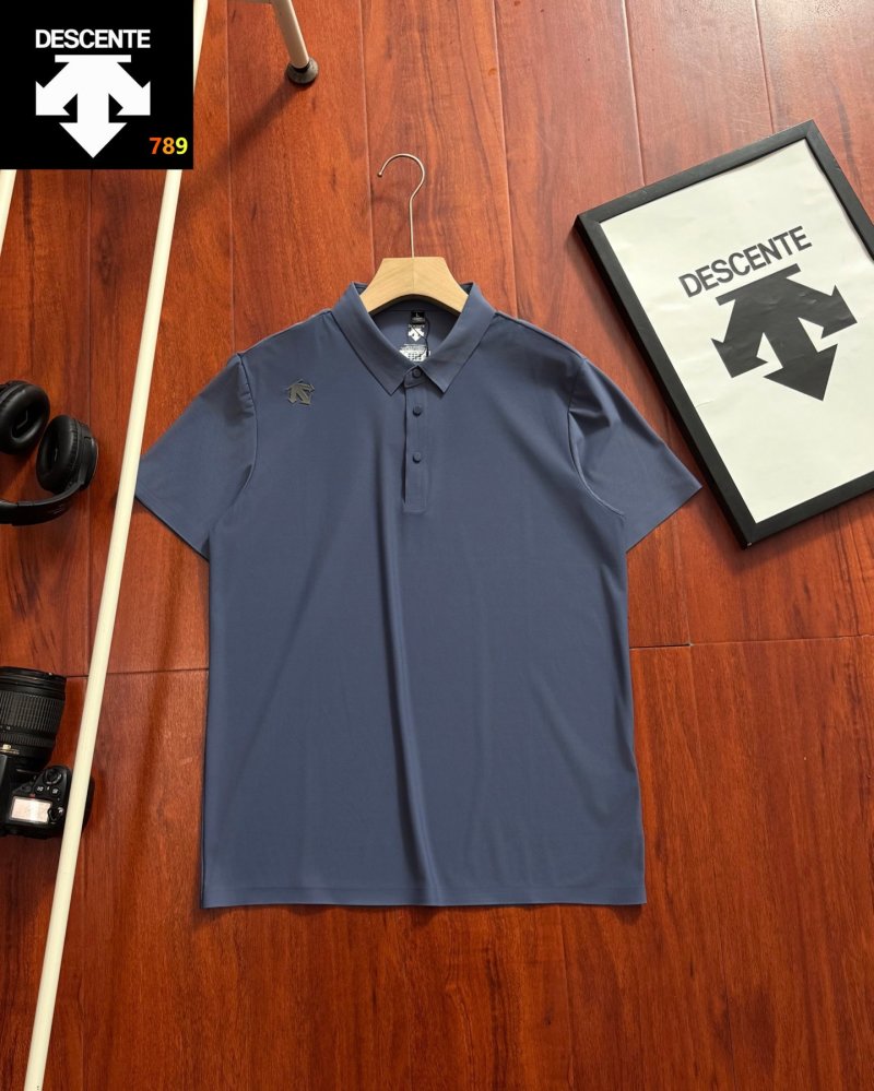 Kolon Sport Half-Zip Short Sleeve Polo - Dark Grey view