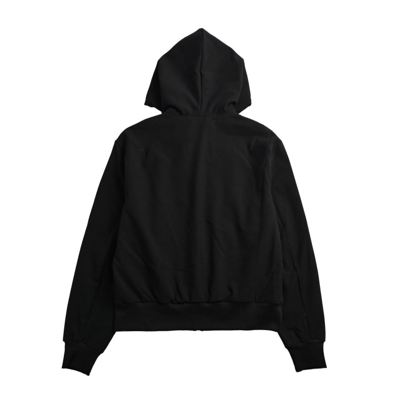 Louis Vuitton Black Zip Hoodie with LV Embroidery view