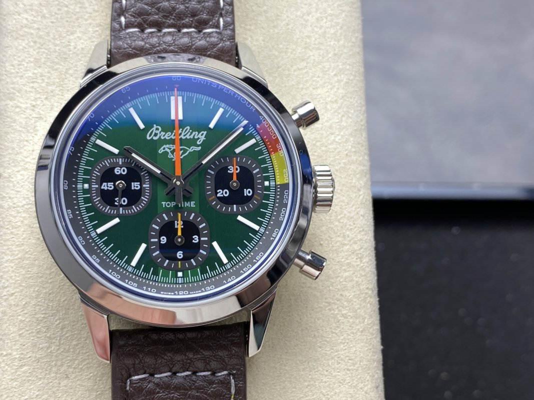 Breitling Top Time Chronograph Green Dial 42mm