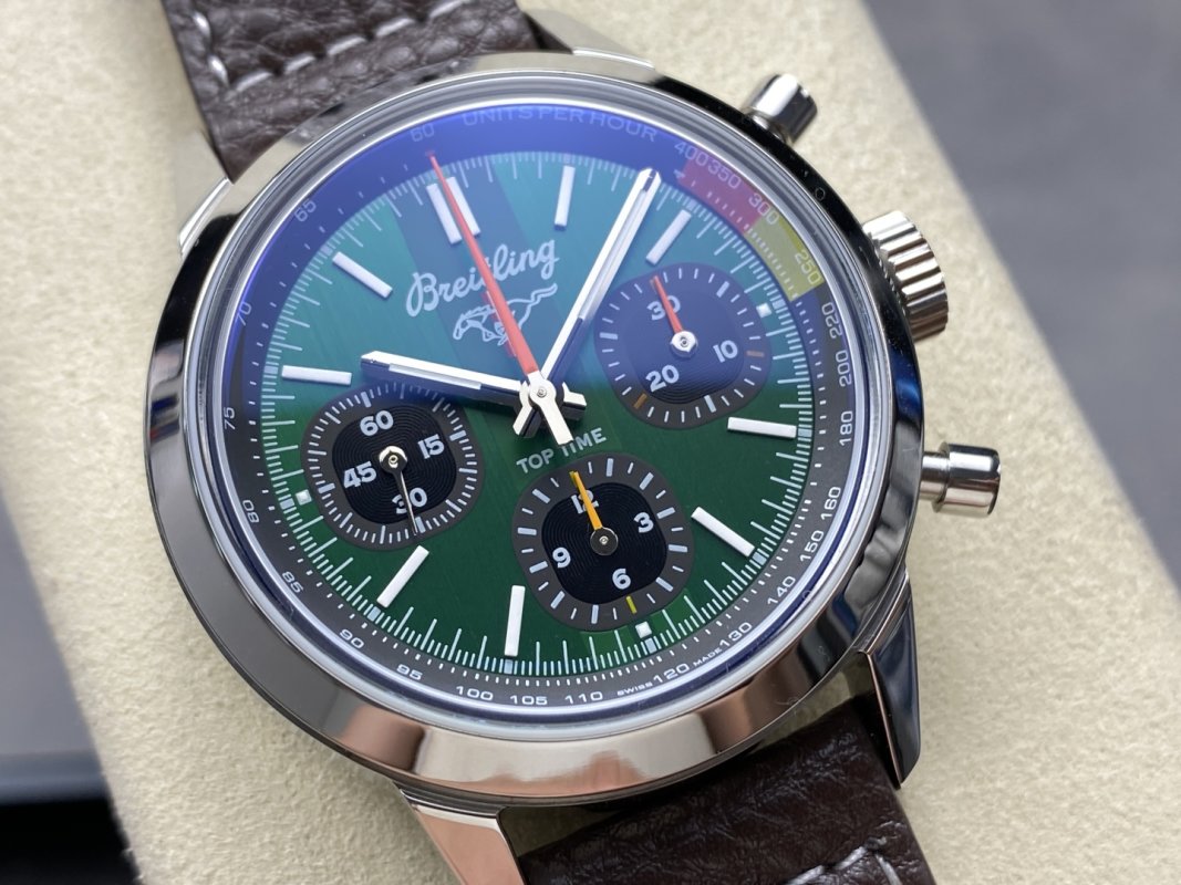 Breitling Top Time Chronograph Green Dial 42mm view
