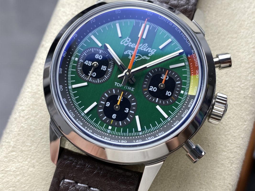 Breitling Top Time Chronograph Green Dial 42mm view