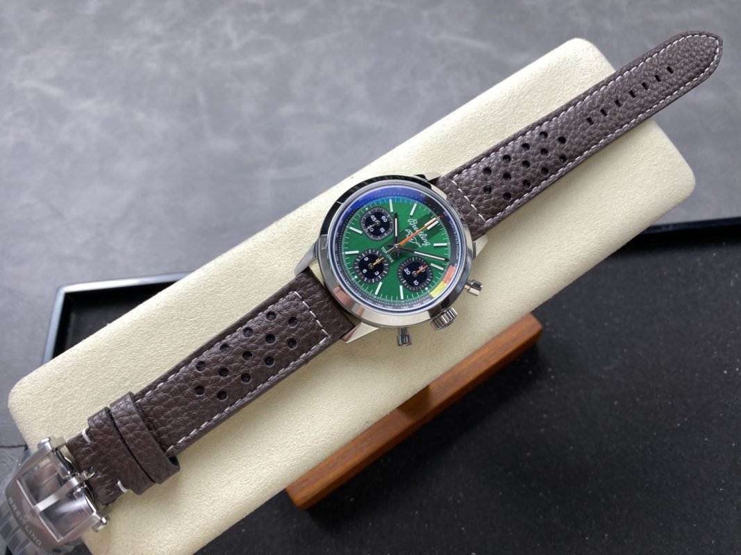 Breitling Top Time Chronograph Green Dial 42mm view