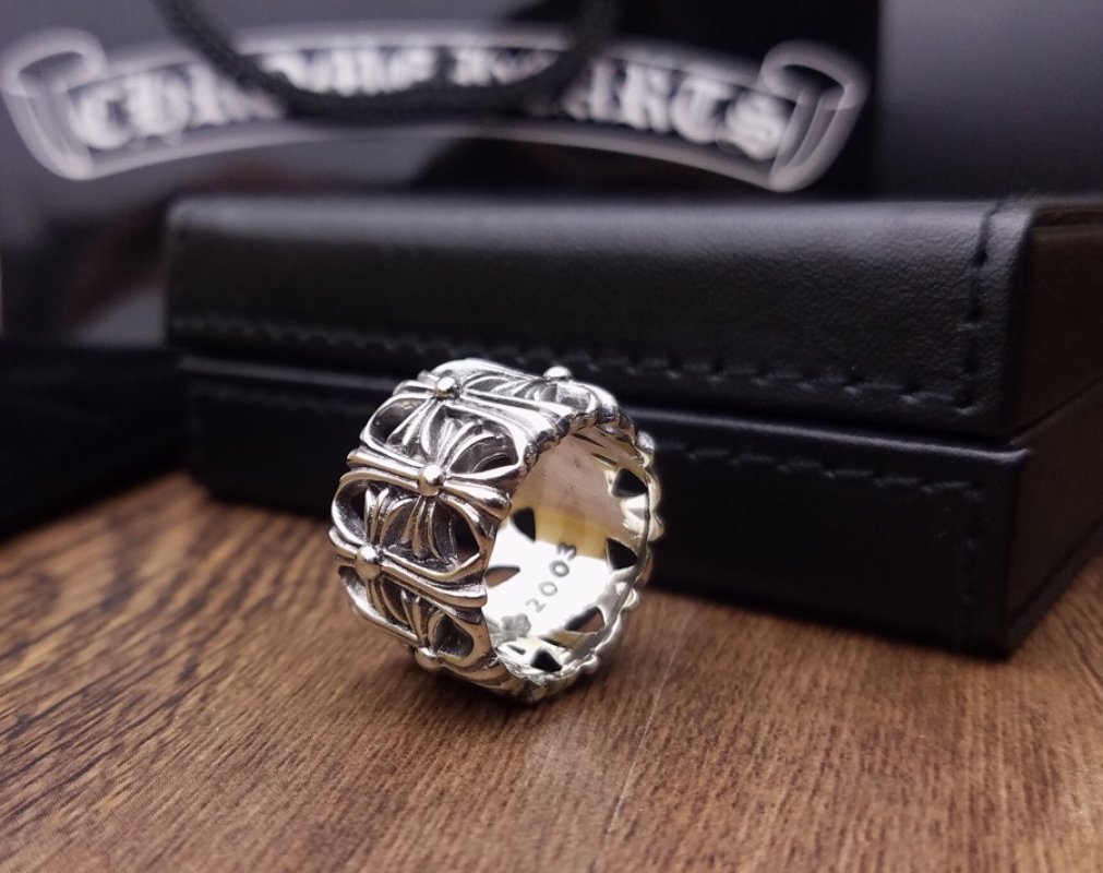 Chrome Hearts Cross Tomb Sterling Silver Ring view