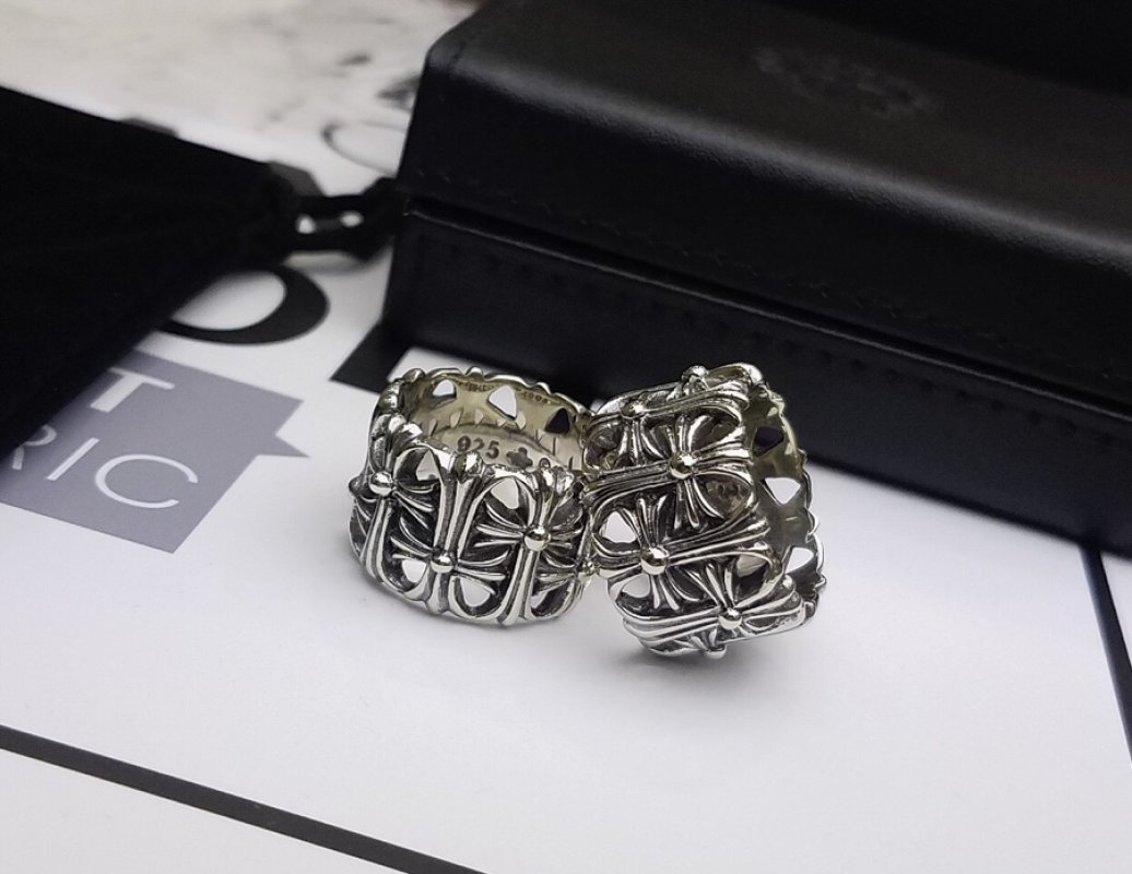 Chrome Hearts Cross Tomb Sterling Silver Ring view