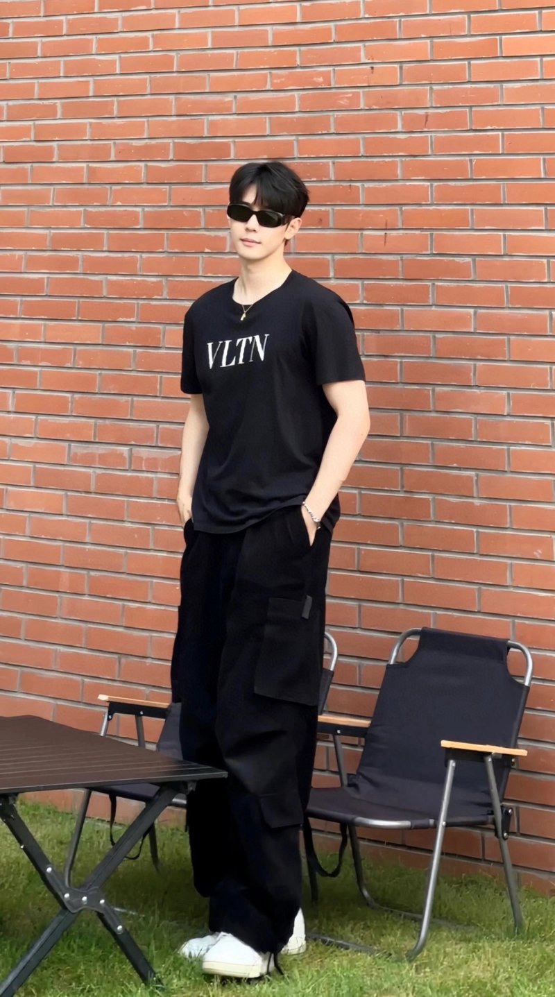 Valentino VLTN Black Short Sleeve T-Shirt view