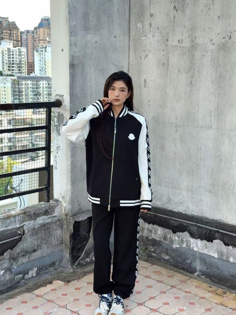 Black Taped Logo Trackpants with Stripe Detailing view